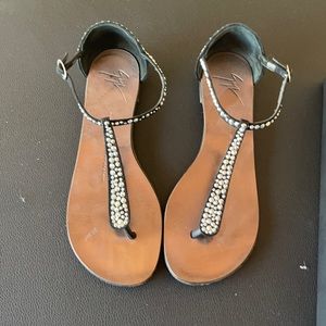 Guiseppe Zanotti beaded sandals